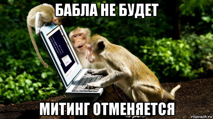 бабла не будет митинг отменяется, Мем Прогресс эволюции