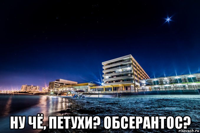  ну чё, петухи? обсерантос?, Мем Типичные субтропики Техаса - North Beach