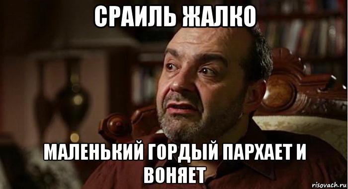 сраиль жалко маленький гордый пархает и воняет, Мем Виктор Шендерович