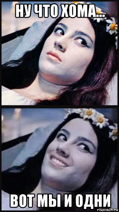 ну что хома... вот мы и одни, Мем ВИЙ