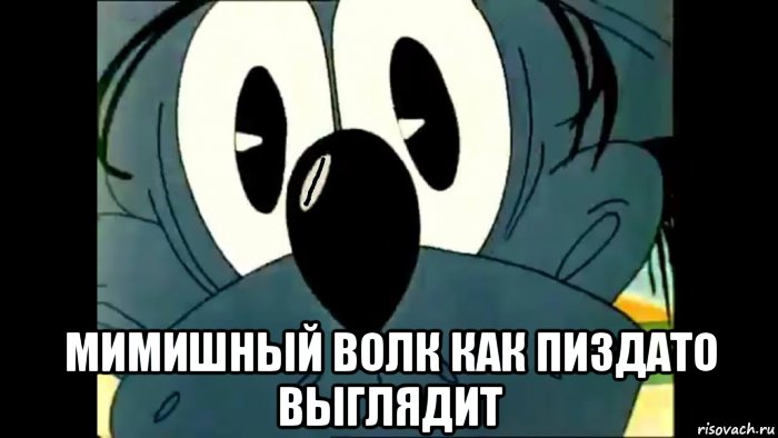  мимишный волк как пиздато выглядит, Мем Волк миха