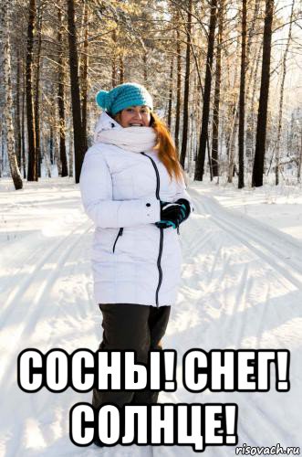  сосны! снег! солнце!, Мем Липовый парк зимой