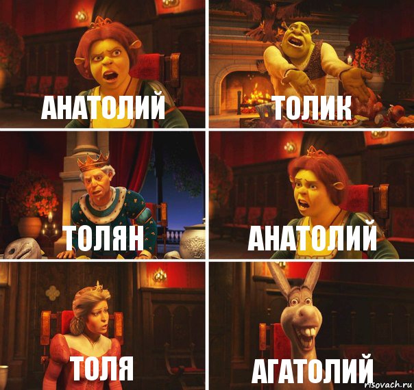 Анатолий Толик Толян Анатолий Толя АГАТОЛИЙ