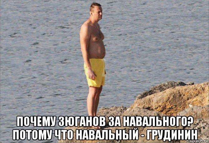  почему зюганов за навального? потому что навальный - грудинин, Мем Сисян