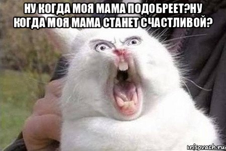 ну когда моя мама подобреет?ну когда моя мама станет счастливой? 