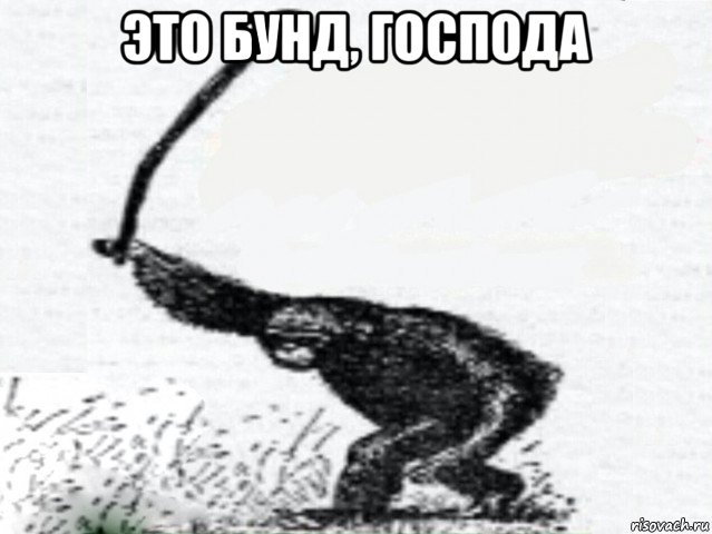 это бунд, господа 
