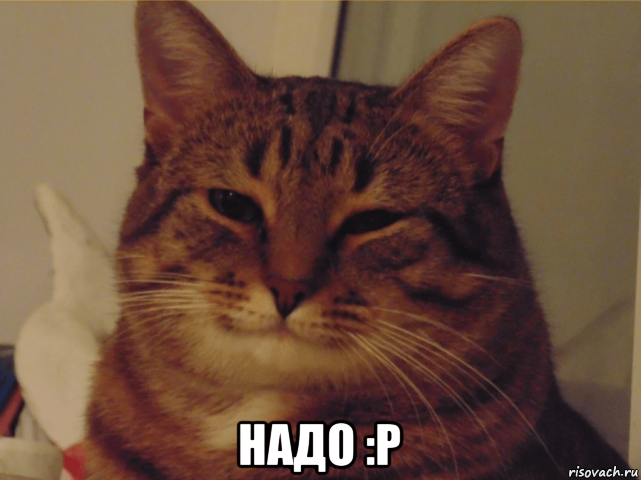  надо :p