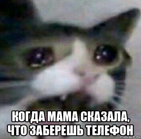  когда мама сказала, что заберешь телефон