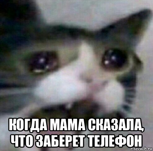  когда мама сказала, что заберет телефон