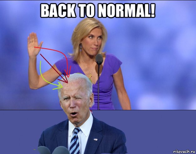 back to normal! , Мем Joe Biden