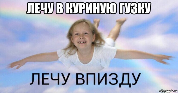 лечу в куриную гузку 