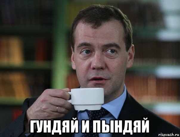  гундяй и пындяй, Мем Медведев спок бро