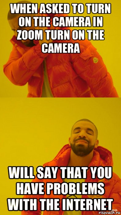 when asked to turn on the camera in zoom turn on the camera will say that you have problems with the internet