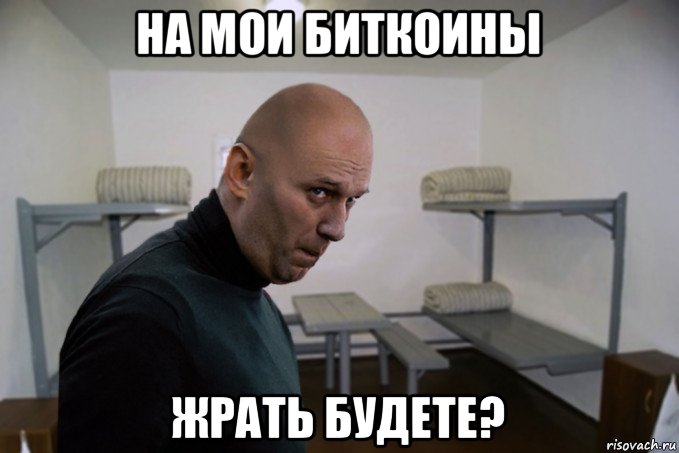 на мои биткоины жрать будете?, Мем Навальный