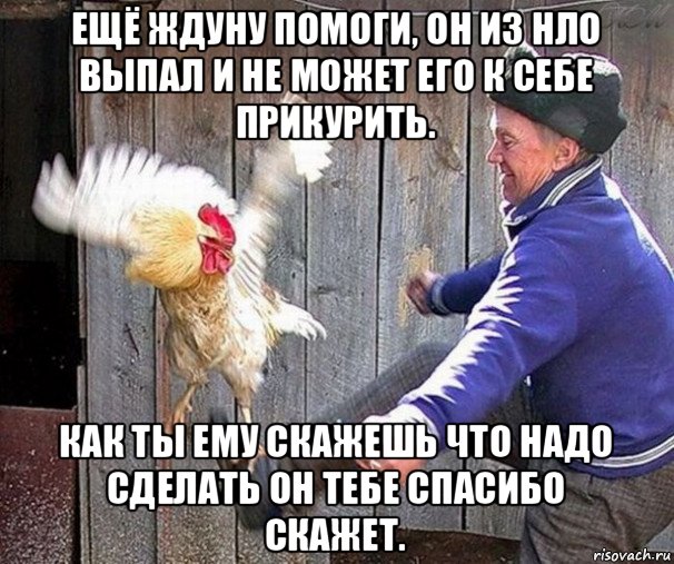 ещё ждуну помоги, он из нло выпал и не может его к себе прикурить. как ты ему скажешь что надо сделать он тебе спасибо скажет.