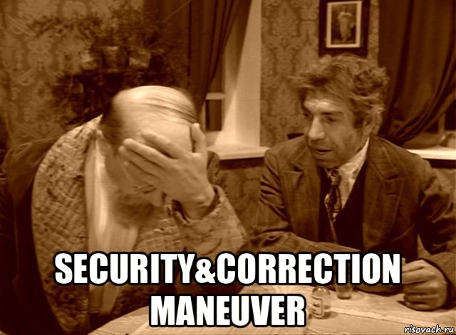  security&correction maneuver