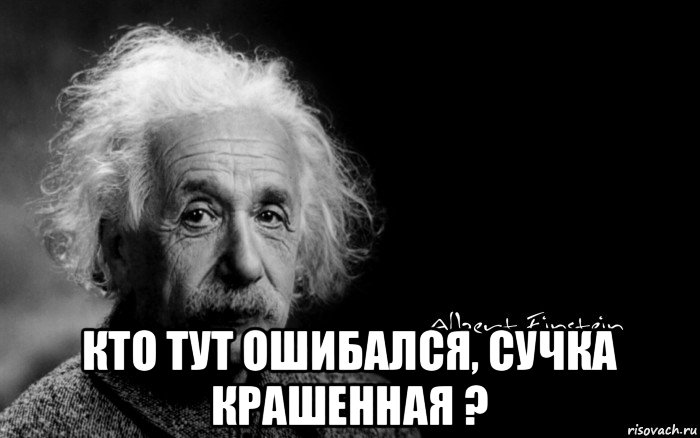  кто тут ошибался, сучка крашенная ?