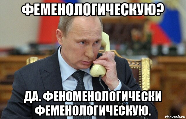 феменологическую? да. феноменологически феменологическую.