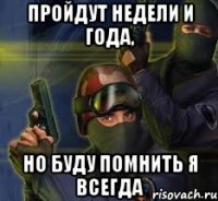 пройдут недели и года, но буду помнить я всегда