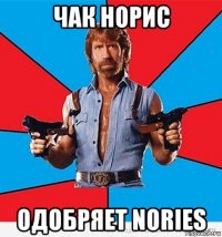 чак норис одобряет nories