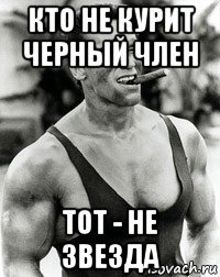 кто не курит черный член тот - не звезда