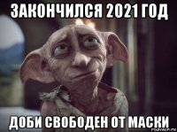 закончился 2021 год доби свободен от маски