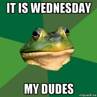 it is wednesday my dudes