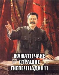 жажа11! чаке страшне гневе!111адин11