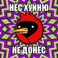 нёс хуйню не донёс