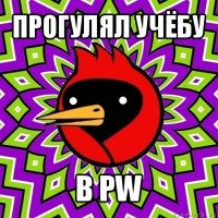 прогулял учёбу в pw