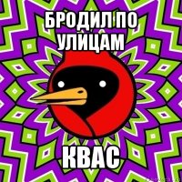 бродил по улицам квас