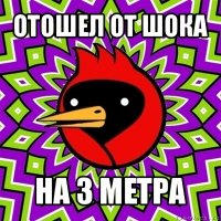 отошел от шока на 3 метра