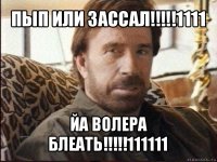 пып или зассал!!!1111 йа волера блеать!!!111111