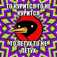 то курится то не курится то петух то не петух