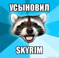 усыновил skyrim