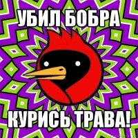 убил бобра курись трава!