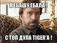 я ебашу ебала ! с топ дула tiger'а !