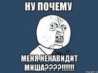 ну почему меня ненавидит миша???!!!