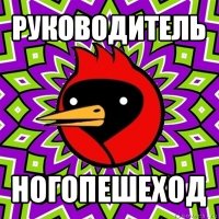 руководитель ногопешеход