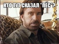 кто тут сказал "пёс"? 