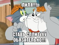 лиля!!! ставь сплитуху обязательно!!!