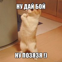 ну дай бой ну позязя !)