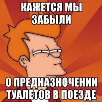 кажется мы забыли о предназночении туалетов в поезде