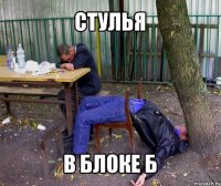 стулья в блоке б