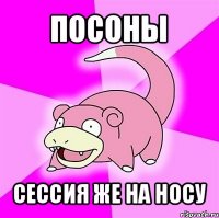 посоны сессия же на носу