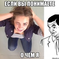 если вы понимаете о чем я