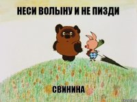 Неси волыну и не пизди Свинина