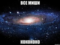 все миши кокококо