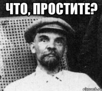 что, простите? 