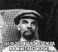  ты чё зыриш уди от сюда я в minecraft играю